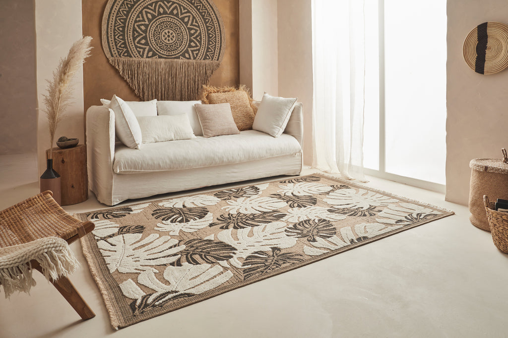 Tulum - Tapis D'Intérieur/Extérieur - Polypropylène - Noir