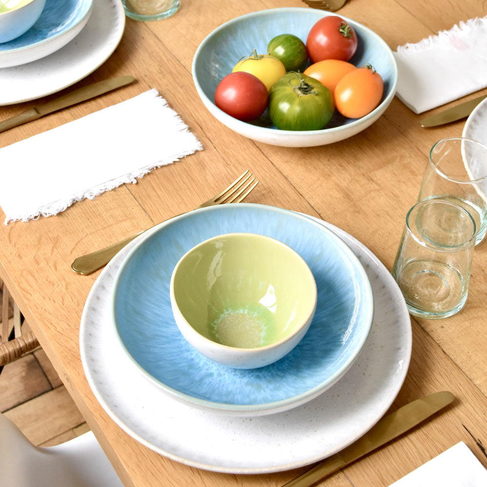 Deep Plate - Agua Blue