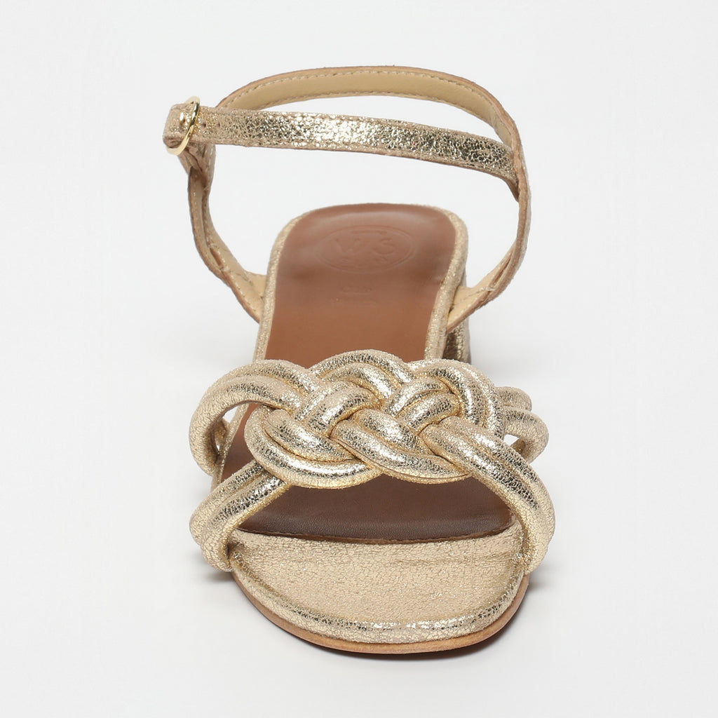 Sandales Darpanika - Gold Crackle