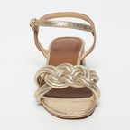 Sandales Darpanika - Gold Crackle