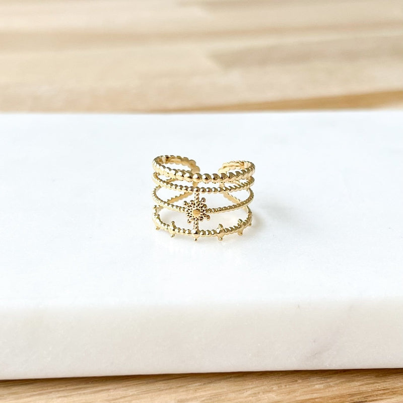 “Chiara” steel ring-Rings-instant-pleasure-Instants Plaisirs • Jewelry