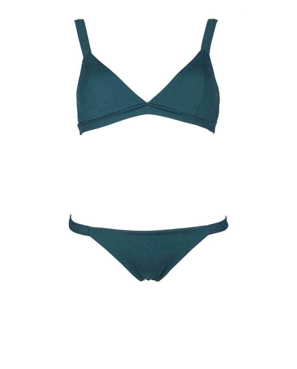Braguita de bikini Touch Verde Petroleo - Verde - Robin Collection -La Bradery