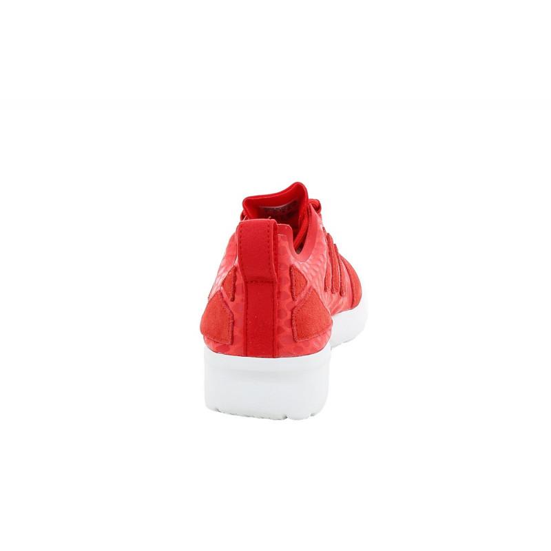 Basket Adidas Originals Zx Flux Adv Verve - Rouge - Femme CHAUSSURE Adidas