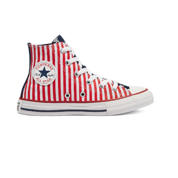 Chuck Taylor All Star High Top Cadet Sneakers - Red - Kids - Converse - The Bradery