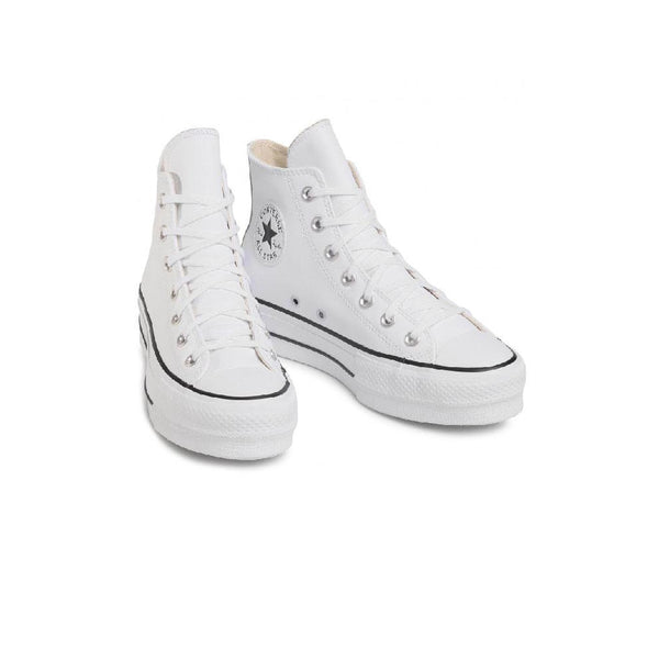 Zapatillas altas de cuero con plataforma - Blanco - Mixto - Converse - The Bradery