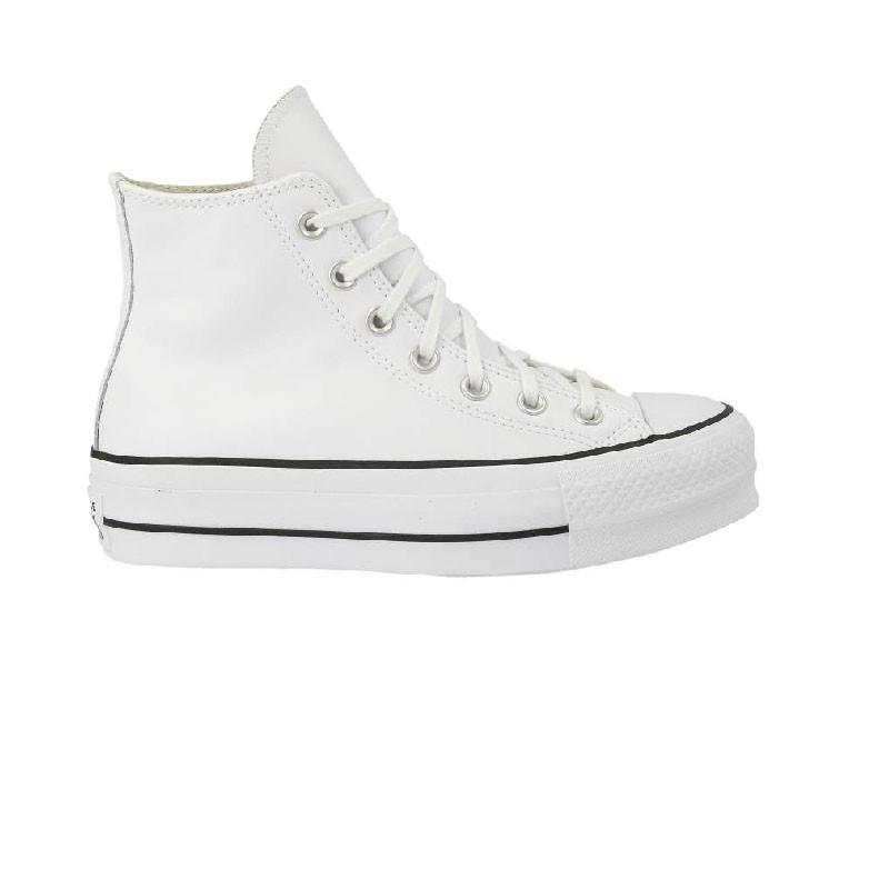 Baskets Plateforme Cuir Hi - Blanc - Mixte - Converse - The Bradery