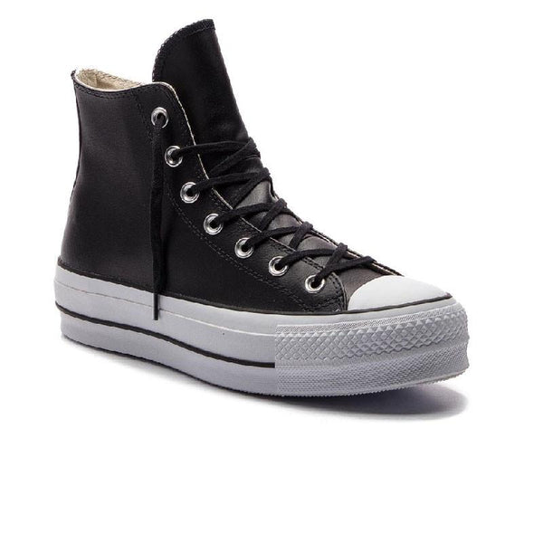 Baskets Plateforme Cuir Hi - Noir - Mixte - Converse - The Bradery