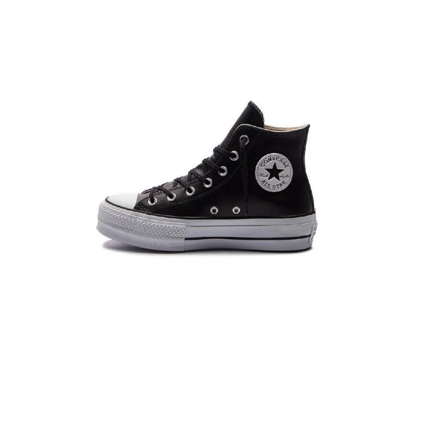 Baskets Plateforme Cuir Hi - Noir - Mixte - Converse - The Bradery
