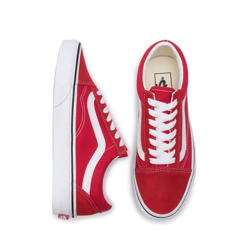 Baskets Vans Old Skool - Rouge - Unisex - Vans2 - The Bradery