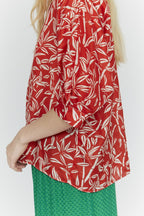 Play Bamboo Blouse - Lipstick Red