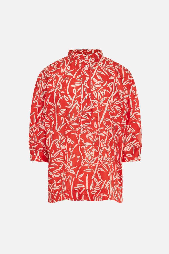 Play Bamboo Blouse - Lipstick Red