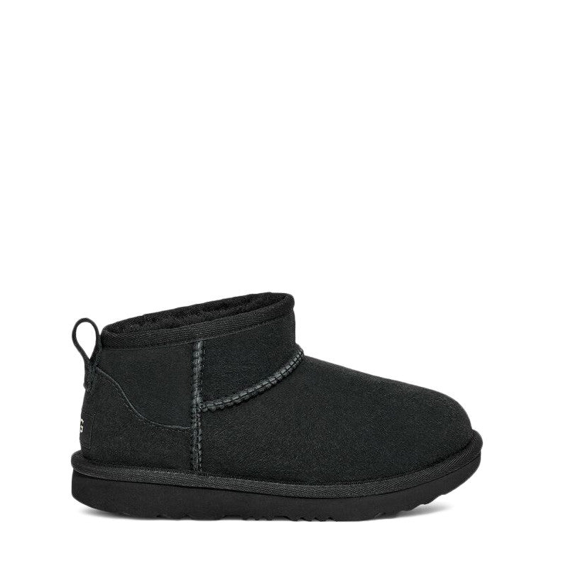 Boots Classic Ultra Mini Junior - Noir - Enfant - UGG - The Bradery