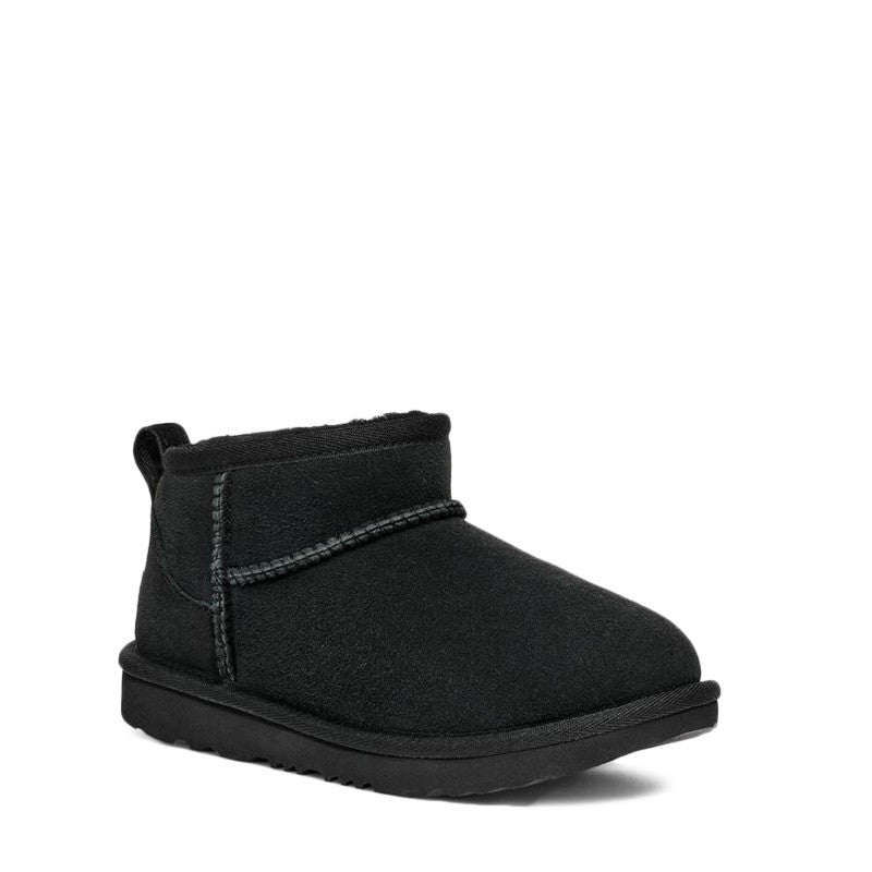 Boots Classic Ultra Mini Junior - Noir - Enfant - UGG - The Bradery
