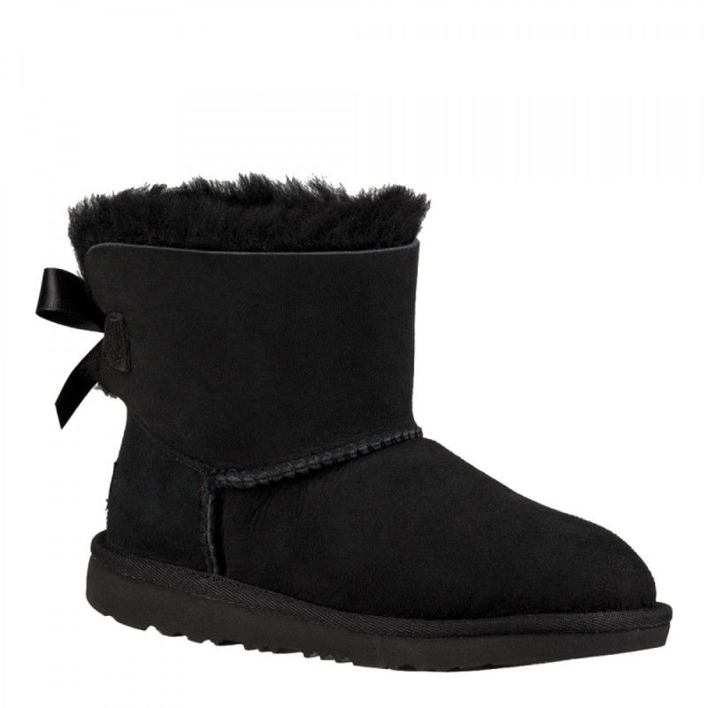 Boots Mini Bailey Bow II Cadet - Negro - Niño - UGG - The Bradery