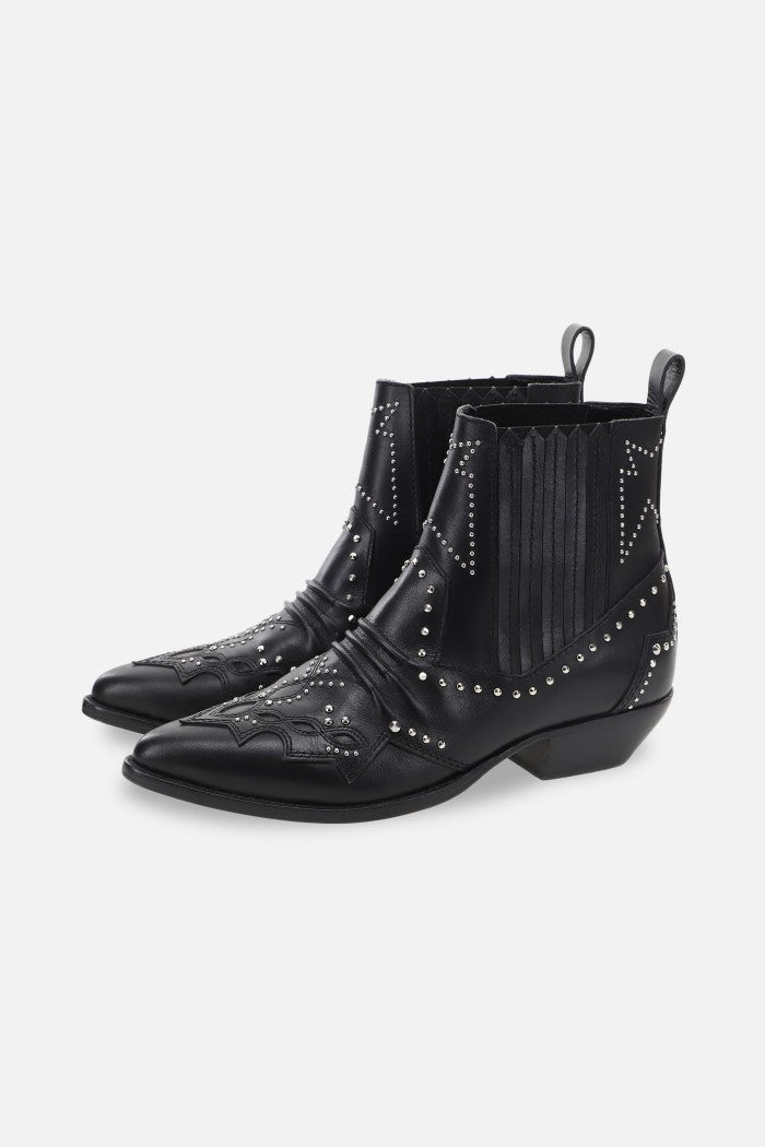 Tucson Studs Boots - Noir