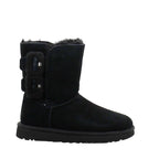 Bailey Fluff Buckle Boots - Black - Women - UGG - The Bradery