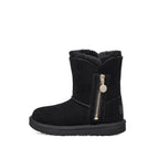 Cadet Bailey Zip Short Boots - Black - Kids - UGG - The Bradery