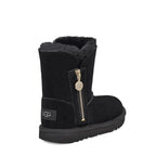 Cadet Bailey Zip Short Boots - Black - Kids - UGG - The Bradery