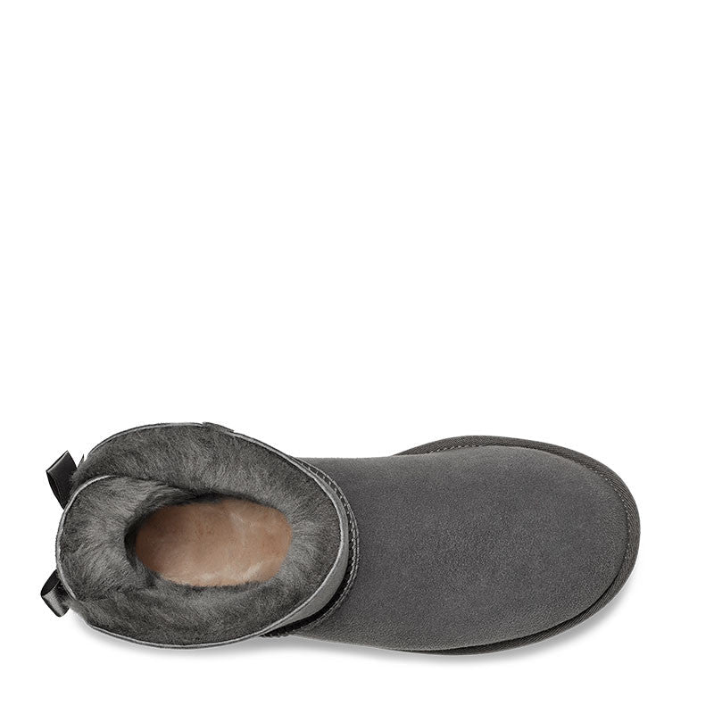 Bottes Mini Bailey Bow II - Gris - Femme - UGG - The Bradery