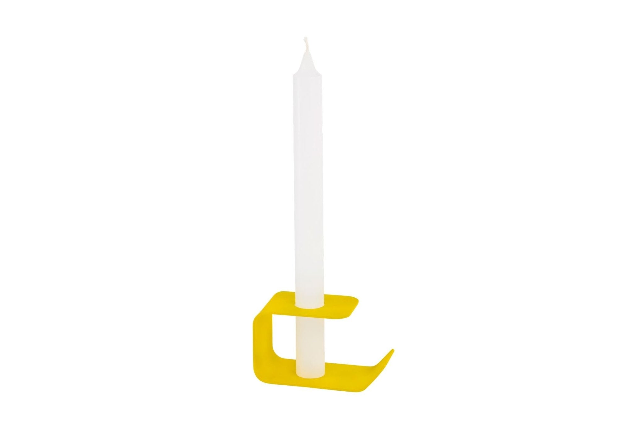 Candelabro Flec - Bajo - Amarillo - Noo.ma Design - The Bradery