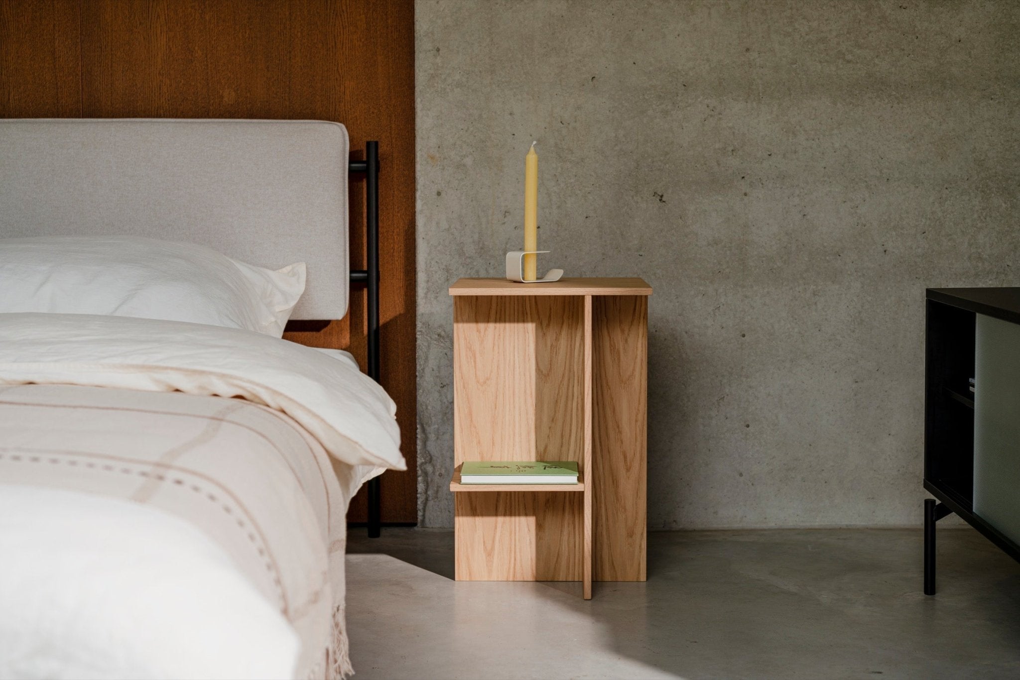 Flec Candleholder - Low - Piazza Beige - Noo.ma Design - The Bradery
