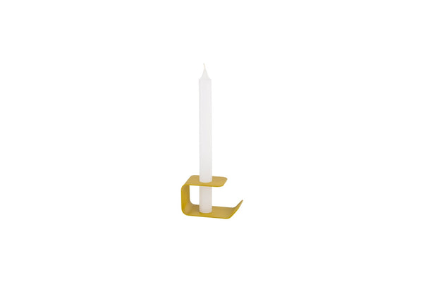 Candelabro Flec - Bajo - Verde dorado - Noo.ma Design - The Bradery