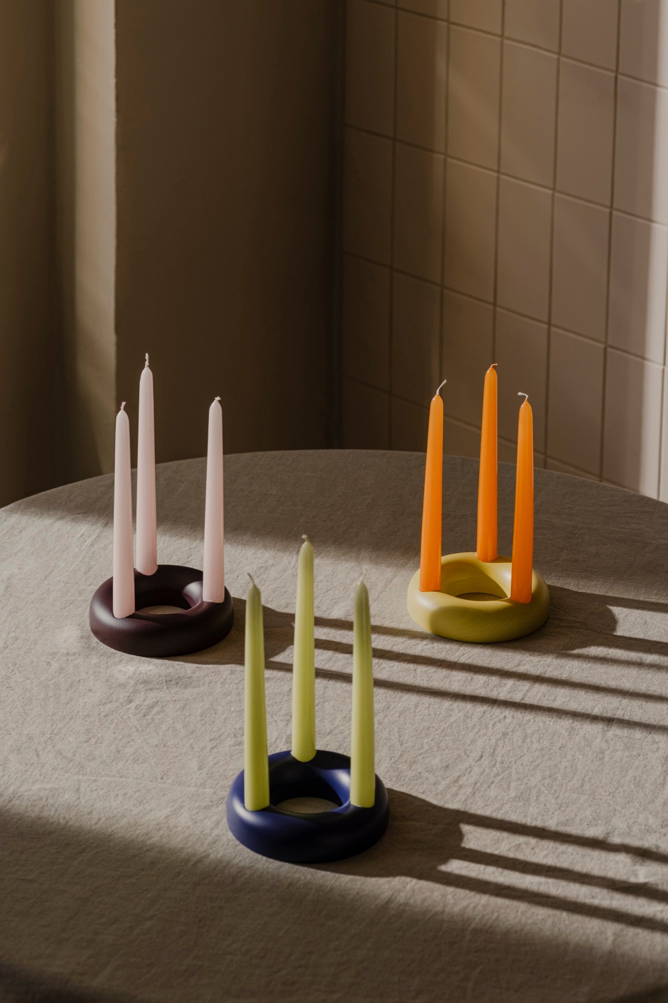 Lums Candleholder - Large - Blueberry - Noo.ma Design - The Bradery