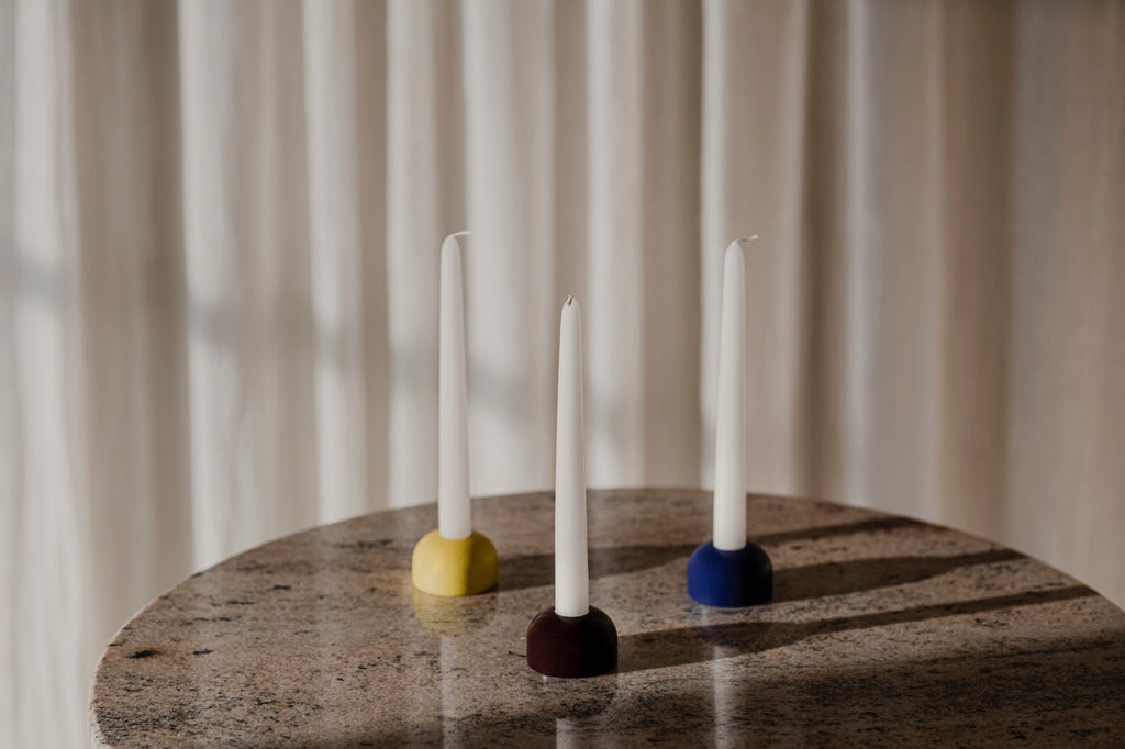 Candelero Lums - Pequeño - Amarillo Mellow - Noo.ma Design - The Bradery