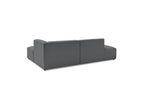 Canapé d'angle fixe MEGEVE tissu lisse - Angle droit - BOBOCHIC - The Bradery