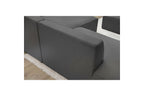 Canapé d'angle fixe MEGEVE tissu lisse - Angle droit - BOBOCHIC - The Bradery