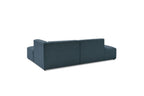 Canapé d'angle fixe MEGEVE tissu lisse - Angle droit - BOBOCHIC - The Bradery