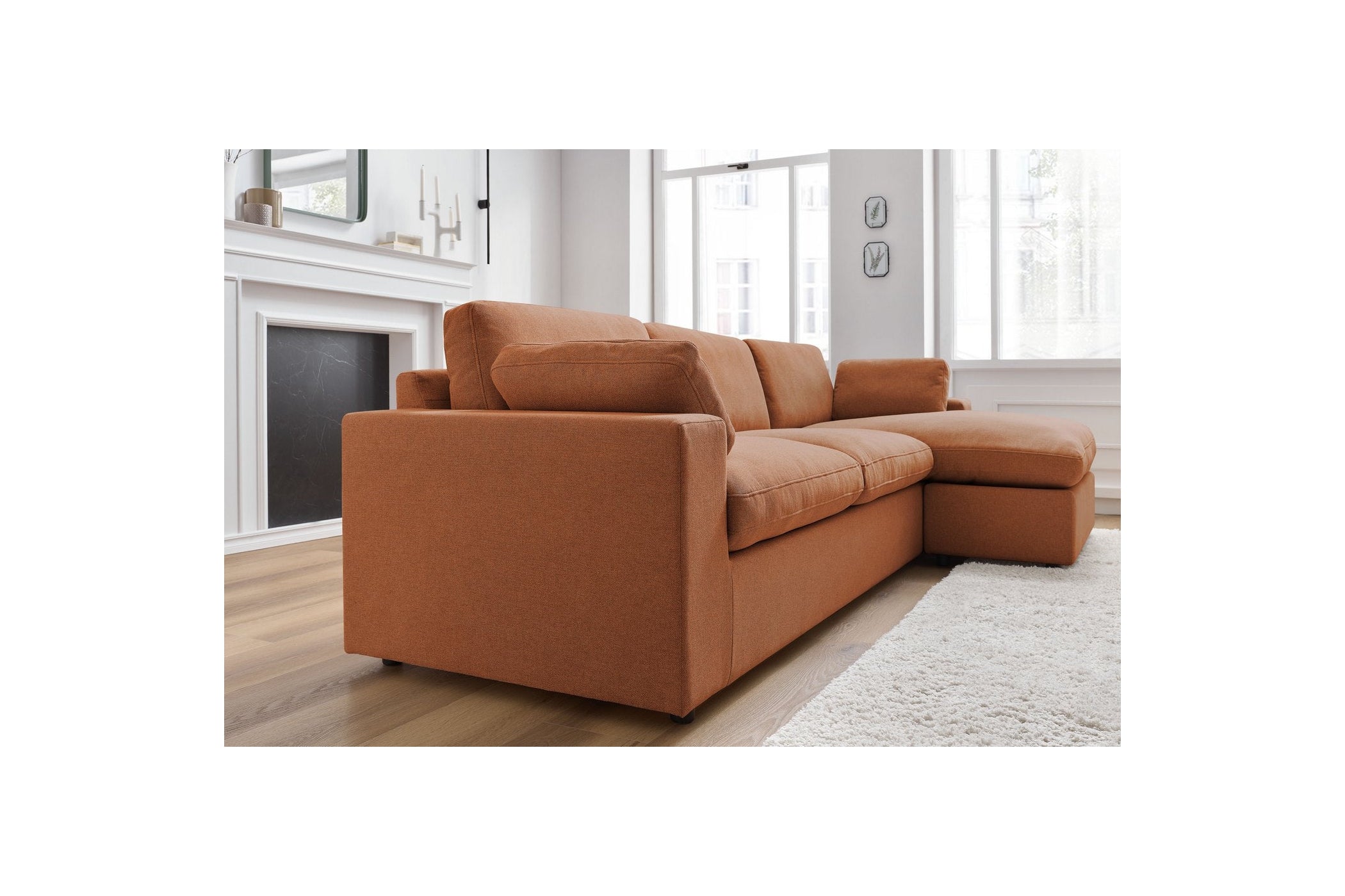 Sofá esquinero fijo reversible BELAIR - BOBOCHIC - The Bradery
