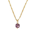 Collier Ava - Or / Amethyste - Nilaï - The Bradery