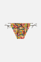 Wood Upcycled Bikini Bottoms - Multi 2