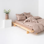 Cotton Satin Fitted Sheet - Clay - MOST - The Bradery
