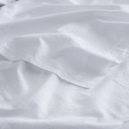 Drap Plat En Percale De Coton Lavé - Blanc - MOST2 - The Bradery