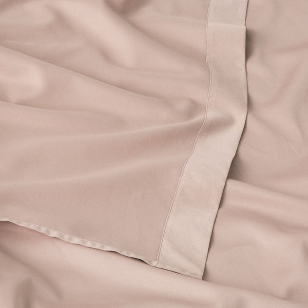 Drap Plat En Satin De Coton - Argile - MOST - The Bradery
