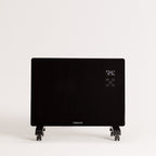 Warm Crystal 1500W Wi-Fi - Wall-Mounted Electric Heater with Castors - Black