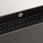 Warm Crystal 1500W Wi-Fi - Wall-Mounted Electric Heater with Castors - Black