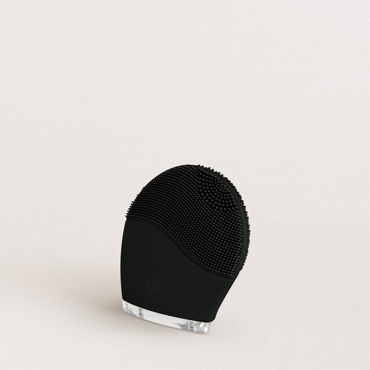 Face Wave - Silicone Facial Brush & Sonic Massager - Black