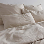 Housse De Couette - En Gaze De Coton - Sable