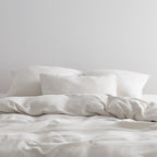 2 Fundas De Almohada - De Gasa De Algodón - Blanco