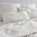 2 Fundas De Almohada - De Gasa De Algodón - Blanco
