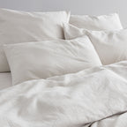 2 Fundas De Almohada - De Gasa De Algodón - Blanco