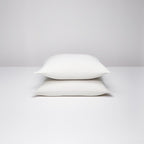 2 Fundas De Almohada - De Gasa De Algodón - Blanco