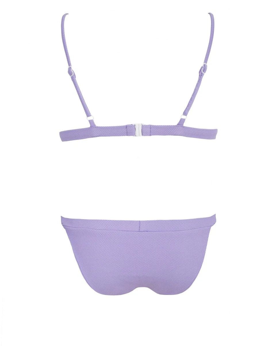 Top de bikini deportivo de piqué - Lavanda - Robin Collection -La Bradery