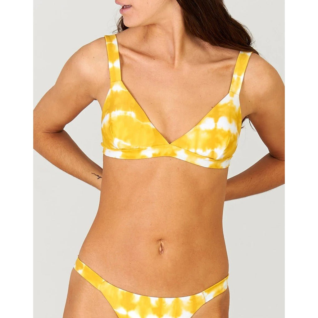 Top de bikini Touch Tie Dye - Ocre - Robin Collection -La Bradery