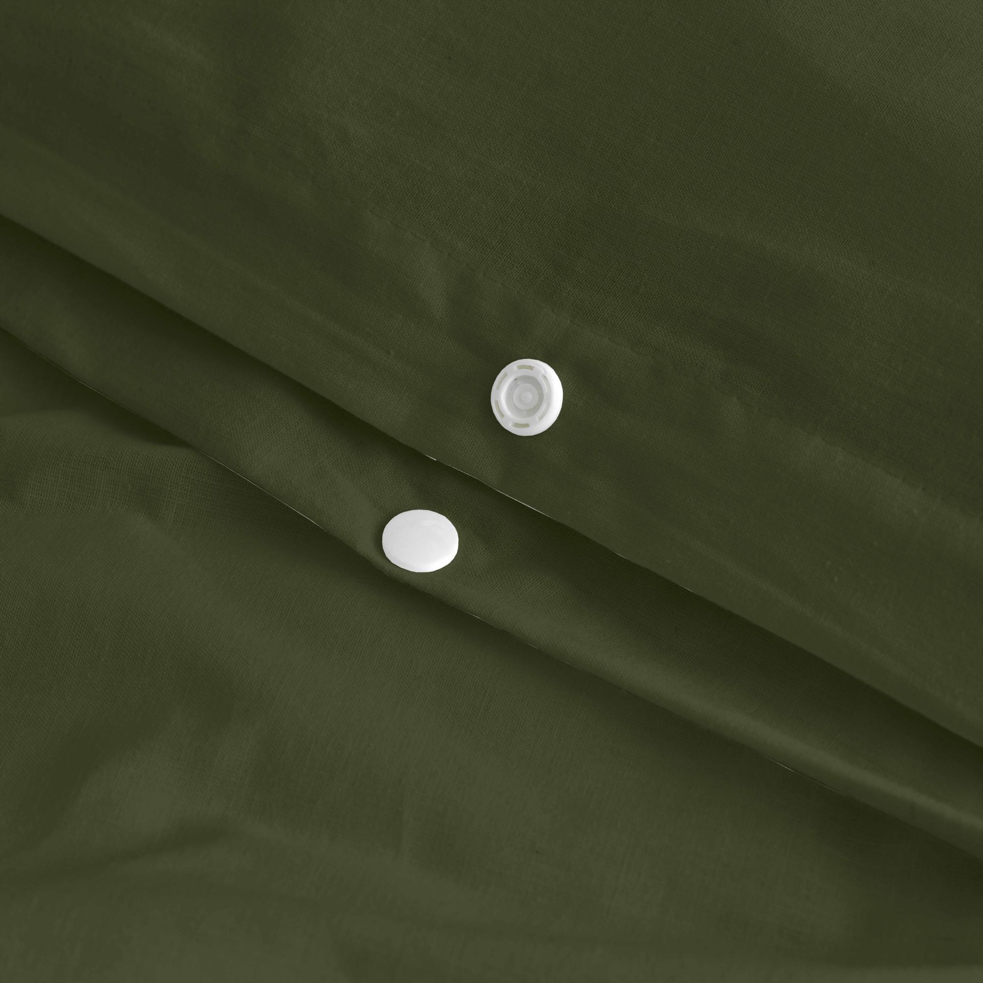 Housse De Couette Basique - Vert Olive HOUSSES DE COUETTE BLANC