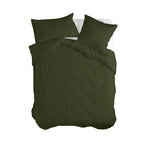 Housse De Couette Basique - Vert Olive HOUSSES DE COUETTE BLANC