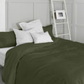 Housse De Couette Basique - Vert Olive HOUSSES DE COUETTE BLANC